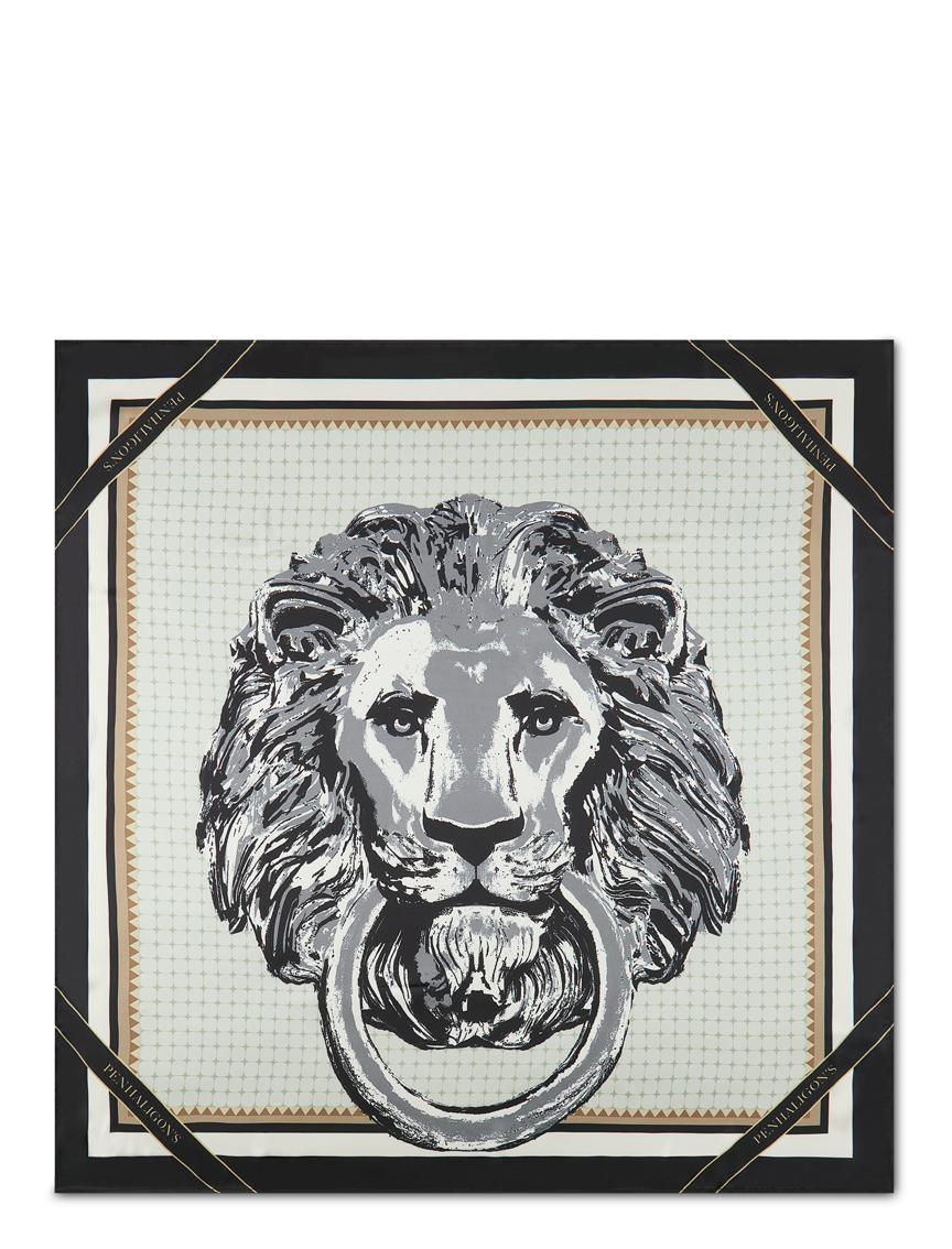 Penhaligons Unisex Multicolor Lion Black Scarf