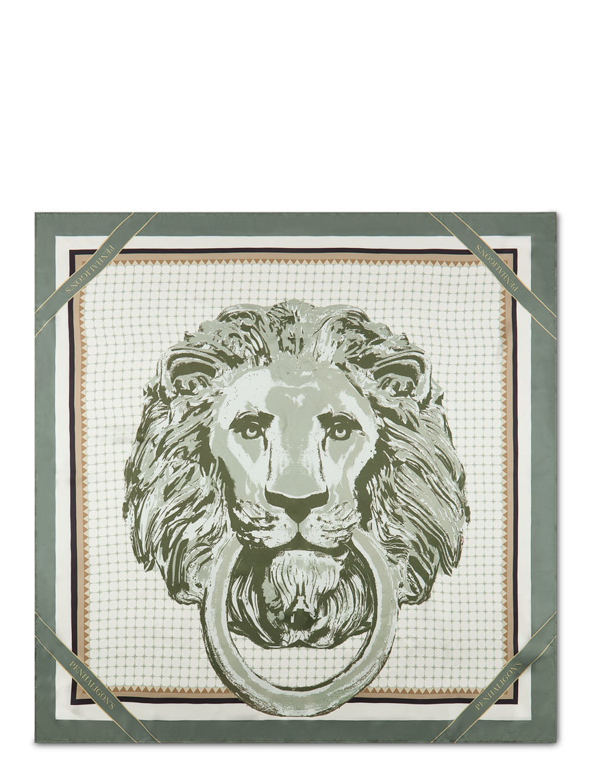 Penhaligons Unisex Multicolor Lion Green Scarf